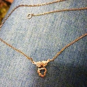 Black Hills Gold Heart Necklace